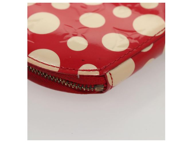 LOUIS VUITTON Vernis Dot Infinity Monedero Sombrero M91570 LV Auth BA1203 Roja - vista 15