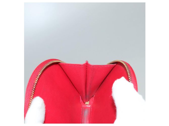LOUIS VUITTON Vernis Dot Infinity Monedero Sombrero M91570 LV Auth BA1203 Roja - vista 17