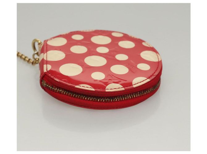 LOUIS VUITTON Vernis Dot Infinity Monedero Sombrero M91570 LV Auth BA1203 Roja - vista 3