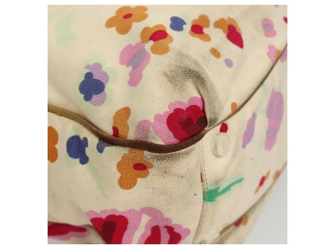 CHANEL Borsa Tote Canvas Bianca CC Auth BA1187 Bianco - vista 14