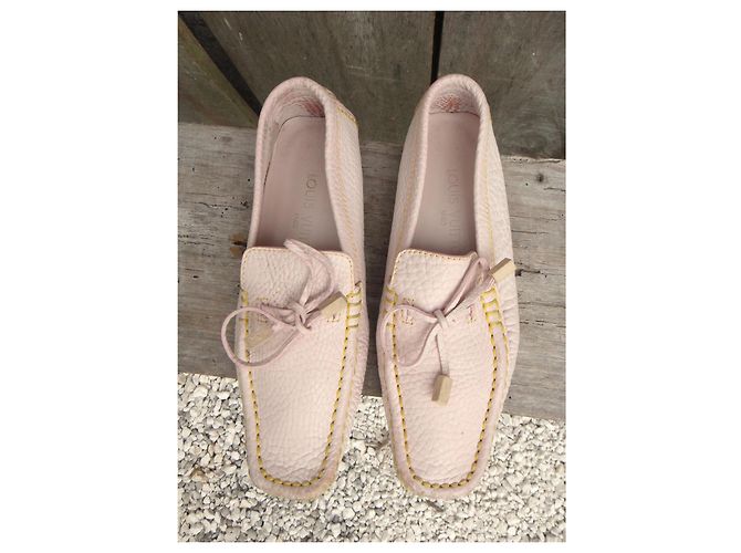 Mocassini Louis Vuitton Rosa in Pelle - vista 2