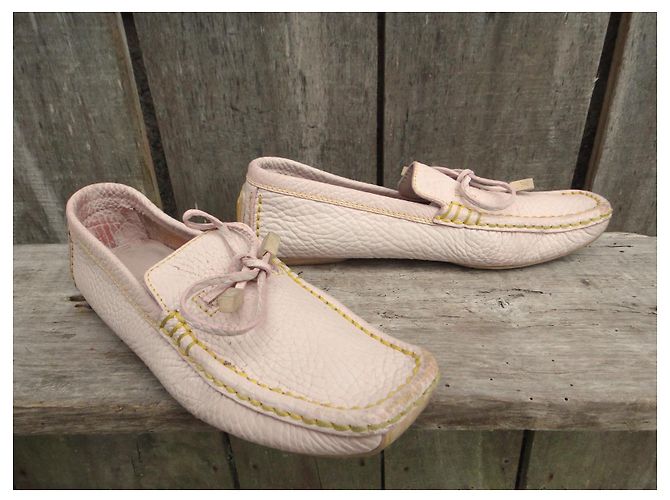 Mocassini Louis Vuitton Rosa in Pelle - vista 5