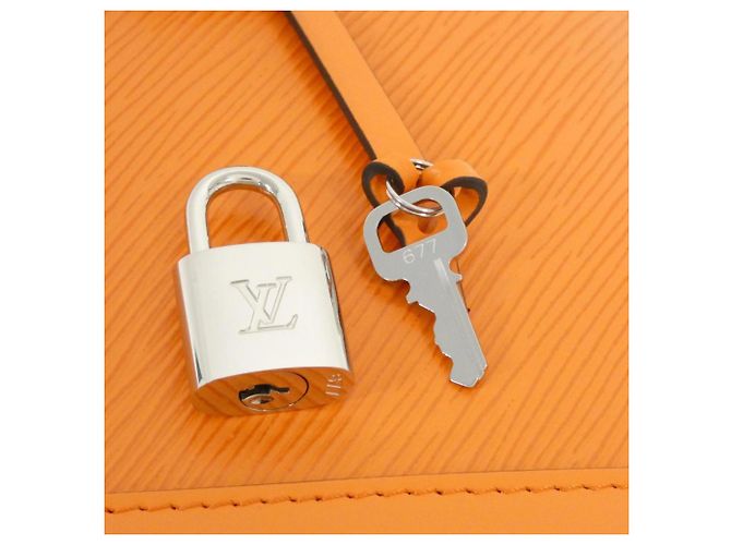 Zaino Alma Louis Vuitton M25104 Arancione - vista 5