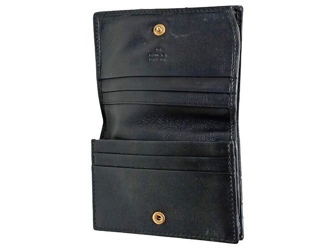 Gucci Black Leather Wallet - view 7