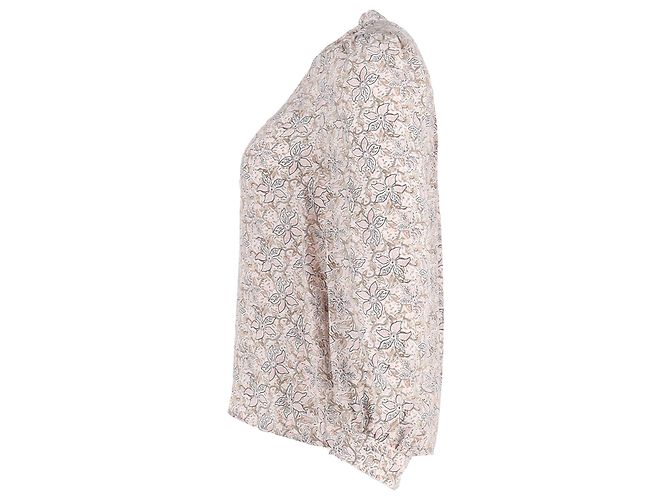 Blusa con stampa floreale Vanessa Bruno in seta multicolore - vista 2