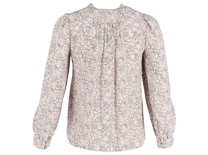 Blusa con stampa floreale Vanessa Bruno in seta multicolore - vista 3