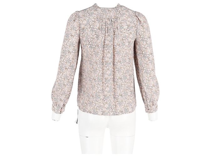 Blusa con stampa floreale Vanessa Bruno in seta multicolore - vista 6