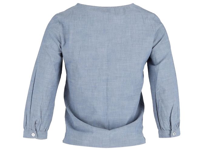Apc Blusa Cleo A.P.C. en algodón azul Azul claro - vista 3