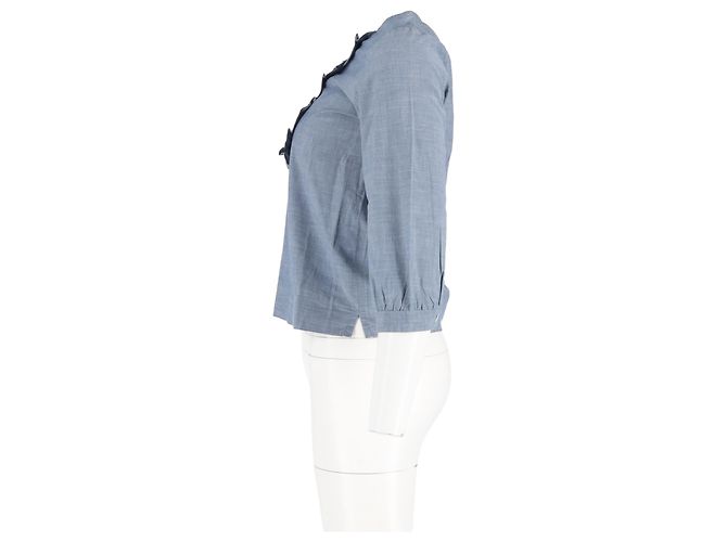 Apc Blusa Cleo A.P.C. en algodón azul Azul claro - vista 5