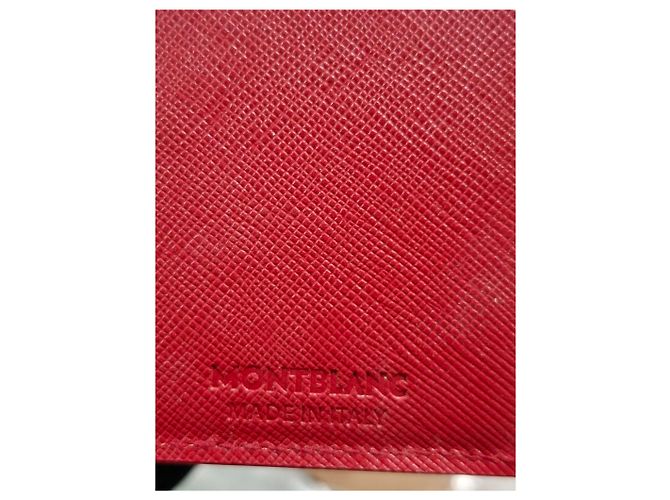 Montblanc Klappkartenhalter aus rotem Kalbsleder - Ansicht 17