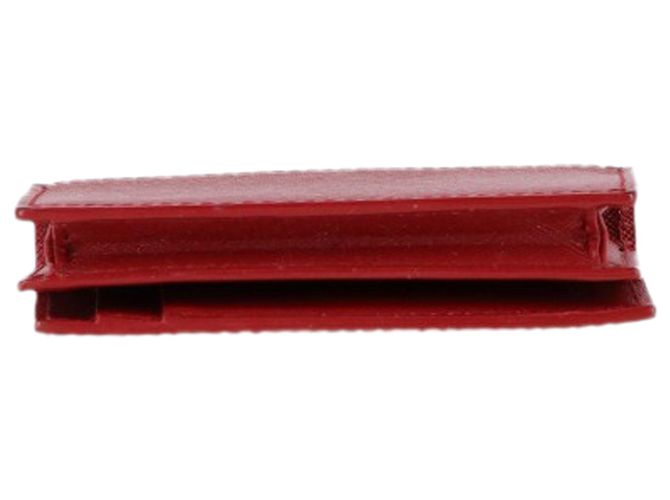 Montblanc Klappkartenhalter aus rotem Kalbsleder - Ansicht 4