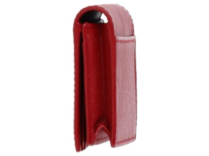 Montblanc Klappkartenhalter aus rotem Kalbsleder - Ansicht 5