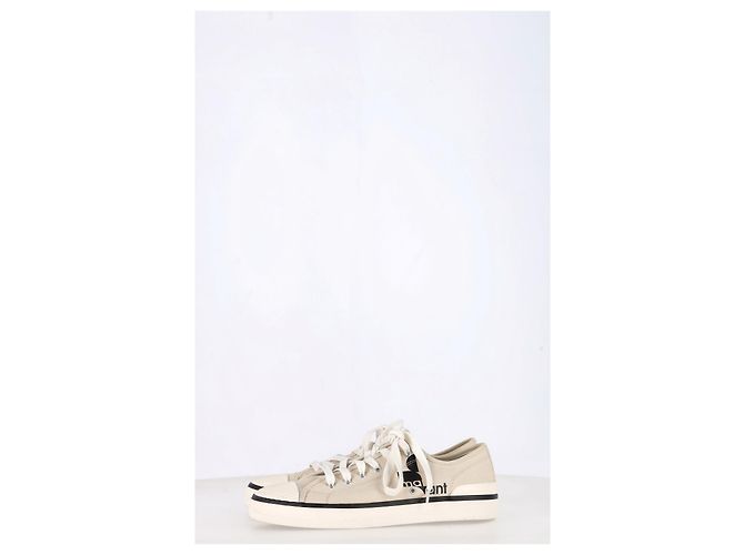 Binko-Sneaker von Isabel Marant aus beigem Canvas - Ansicht 16