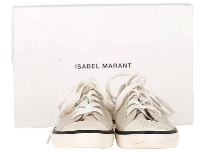 Binko-Sneaker von Isabel Marant aus beigem Canvas - Ansicht 2