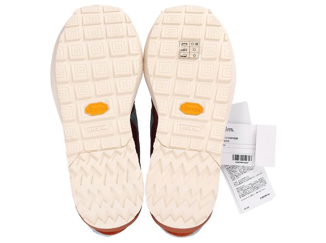 Sneakers Visvim FKT Runner in suede marrone - vista 14
