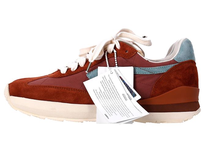 Sneakers Visvim FKT Runner in suede marrone - vista 2
