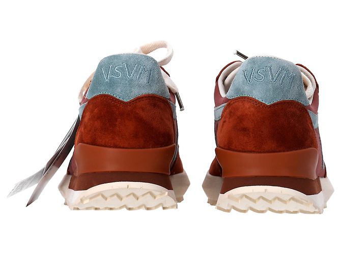 Sneakers Visvim FKT Runner in suede marrone - vista 4