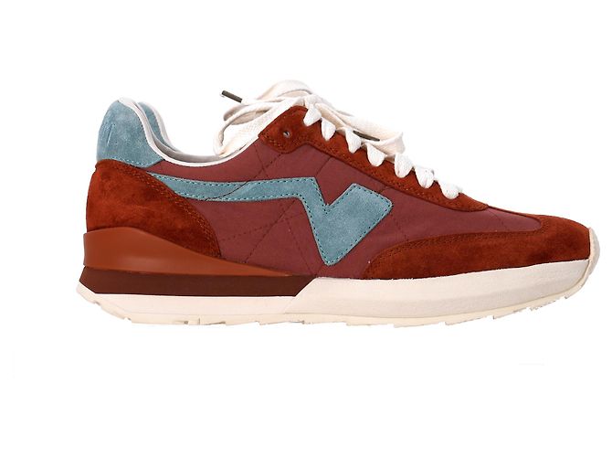 Sneakers Visvim FKT Runner in suede marrone - vista 9