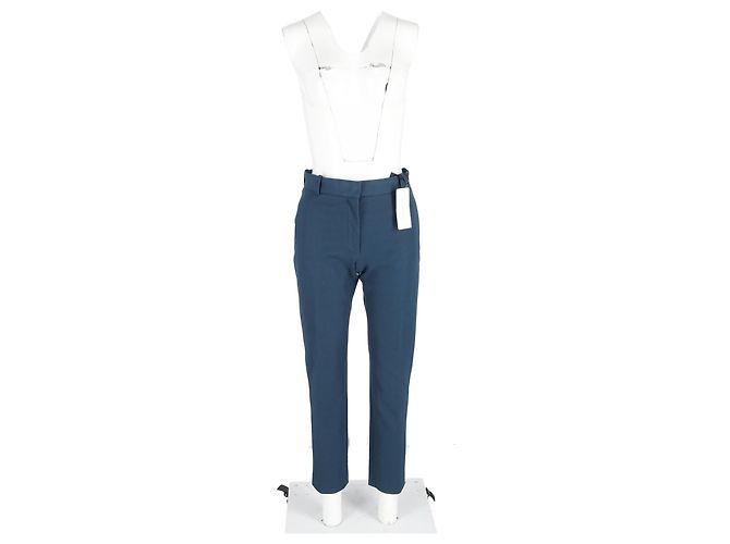 Joseph Eliston Gabardine Stretch-Hose aus blauer Viskose - Ansicht 4