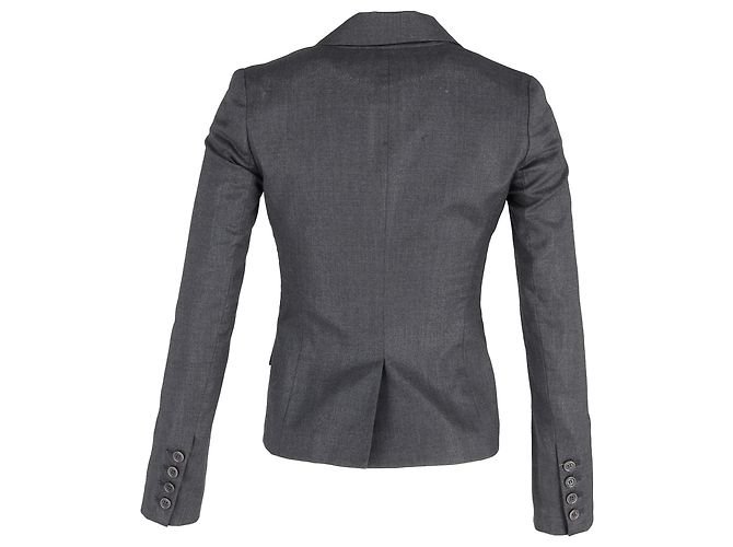 Blazer Theory en lana gris - vista 3