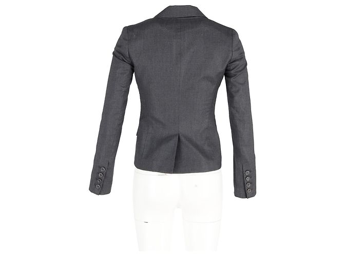 Blazer Theory en lana gris - vista 6
