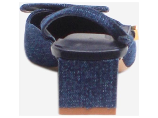 Jacquemus Blaue Denim Les Slingbacks Cubisto Mules - Größe EU 36 - Ansicht 3