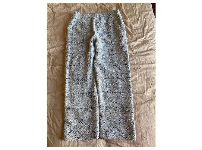 Pantalón Chanel Gris Azul marino - vista 6