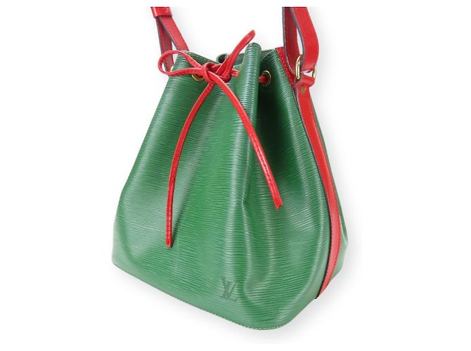 Noe Borsa a spalla in pelle Epi Louis Vuitton Rosso Verde - vista 2