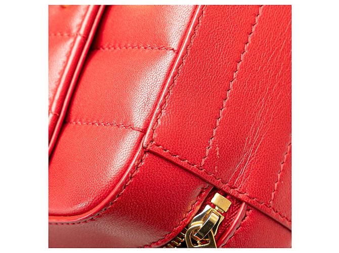Borsa a tracolla Vicky in agnello rosso Saint Laurent - vista 12