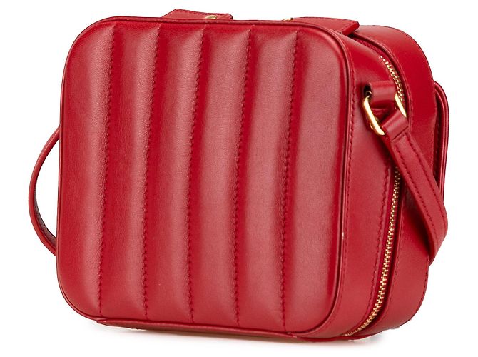 Borsa a tracolla Vicky in agnello rosso Saint Laurent - vista 2