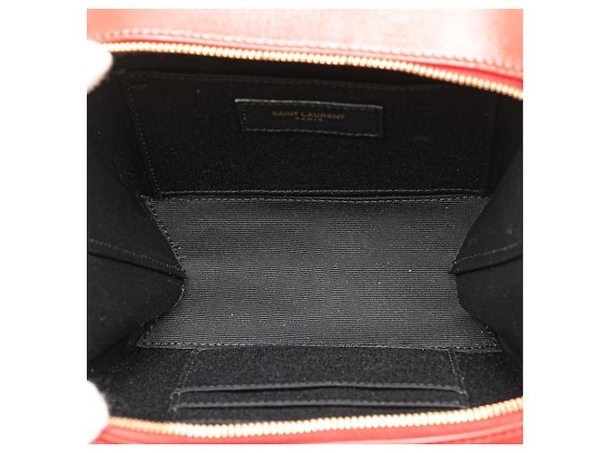 Borsa a tracolla Vicky in agnello rosso Saint Laurent - vista 4