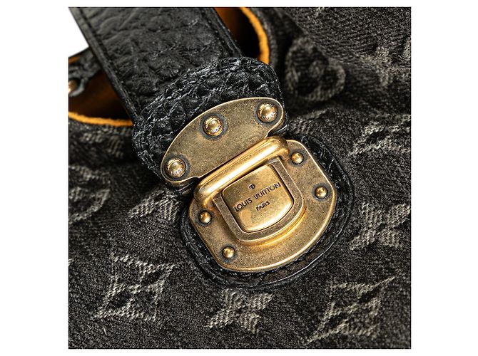 Louis Vuitton Mahina XL Denim Monograma Preto - vista 9