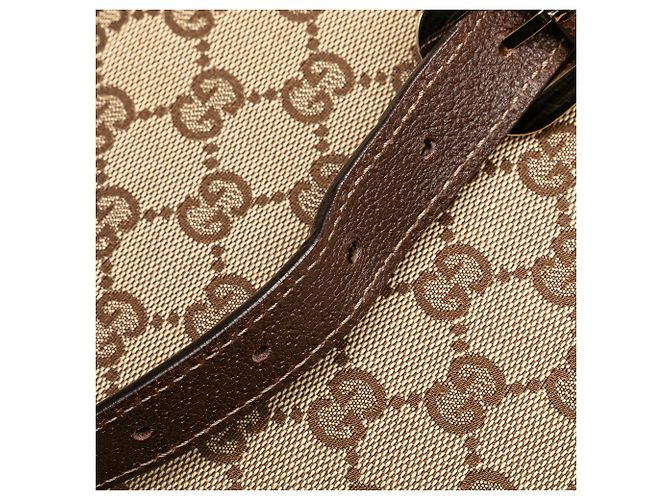 Gucci Beige GG Canvas Abbey D Ring Crossbody - vista 10