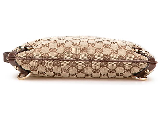Gucci Beige GG Canvas Abbey D Ring Crossbody - vista 3