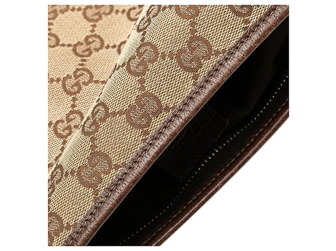 Gucci Beige GG Canvas Abbey D Ring Crossbody - vista 8