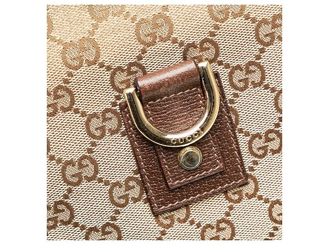 Gucci Beige GG Canvas Abbey D Ring Crossbody - vista 9