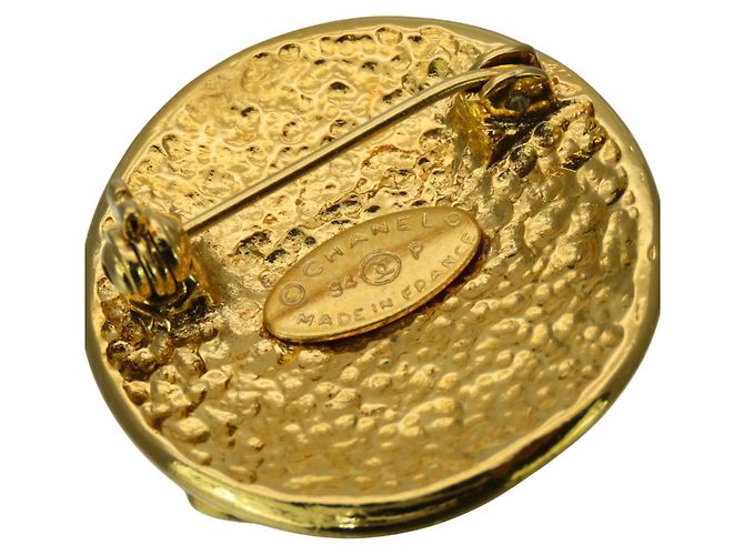 Spilla placcata in oro Chanel D'oro - vista 2