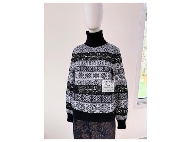 Chanel Paris / Rom Exquisite Runway Jumper 34 FR Schwarz - Ansicht 2