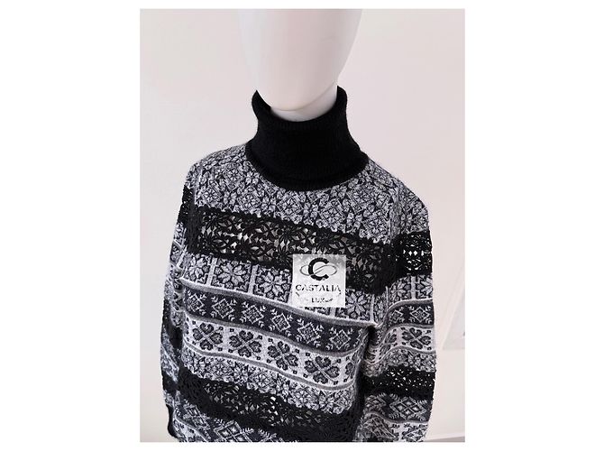 Chanel Paris / Rom Exquisite Runway Jumper 34 FR Schwarz - Ansicht 3