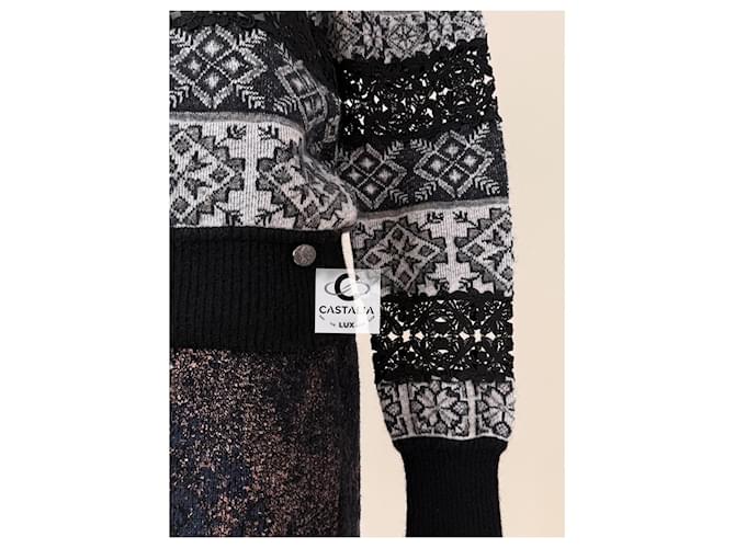 Chanel Paris / Rom Exquisite Runway Jumper 34 FR Schwarz - Ansicht 6
