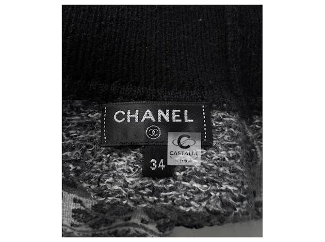 Chanel Paris / Rom Exquisite Runway Jumper 34 FR Schwarz - Ansicht 8