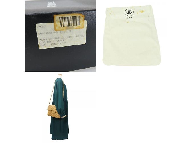 Borsa a spalla beige Chanel - vista 10