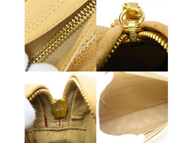 Borsa a spalla beige Chanel - vista 6