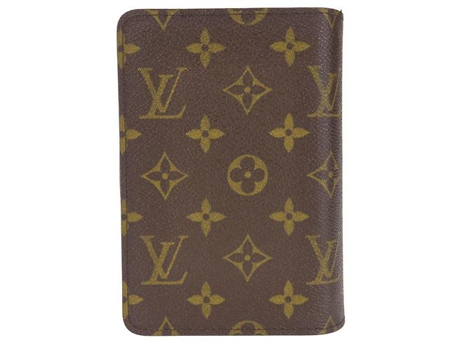 Billetera bi-fold Monogram Louis Vuitton Castaño - vista 3
