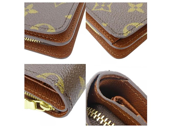 Billetera bi-fold Monogram Louis Vuitton Castaño - vista 5
