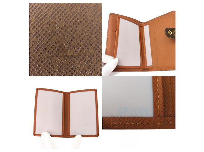 Billetera bi-fold Monogram Louis Vuitton Castaño - vista 7