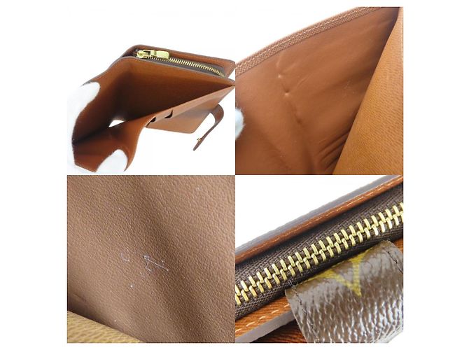 Billetera bi-fold Monogram Louis Vuitton Castaño - vista 9