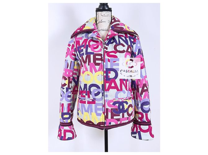 Chanel Seltene CC Logo 31 Rue Cambon Pufferjacke Mehrfarben - Ansicht 2
