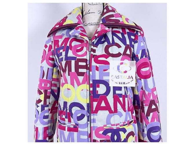 Chanel Seltene CC Logo 31 Rue Cambon Pufferjacke Mehrfarben - Ansicht 3