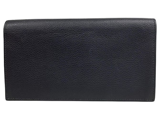 Hermès Monedero largo de tela Hermes Citizen Negro - vista 2
